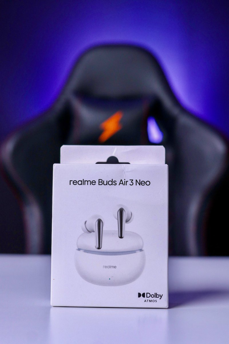 1st Look Of #RealmePadX & #RealmeBudsAir3Neo 
Both The Device's Support #DolbyAtmos Unboxing & Reviews Coming Tomorrow Stay Tuned 🥰