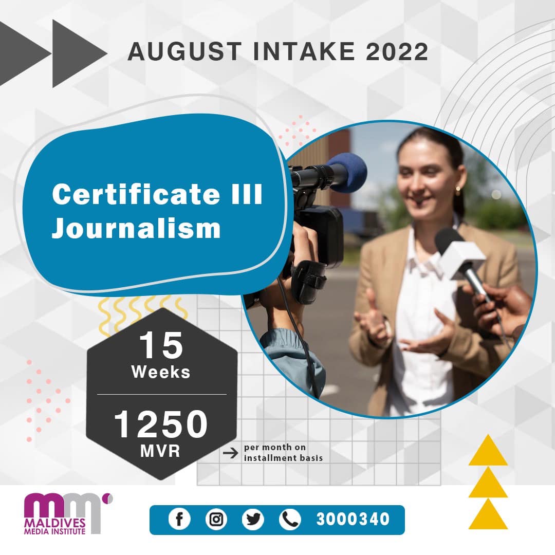 Application Link: forms.gle/6uQJMrXa5H9Xom…
Be prepared to enter the workforce after 15 weeks of study and 30+ hours of industry experience now at the affordable price of MVR 5,050! (17% price reduction)