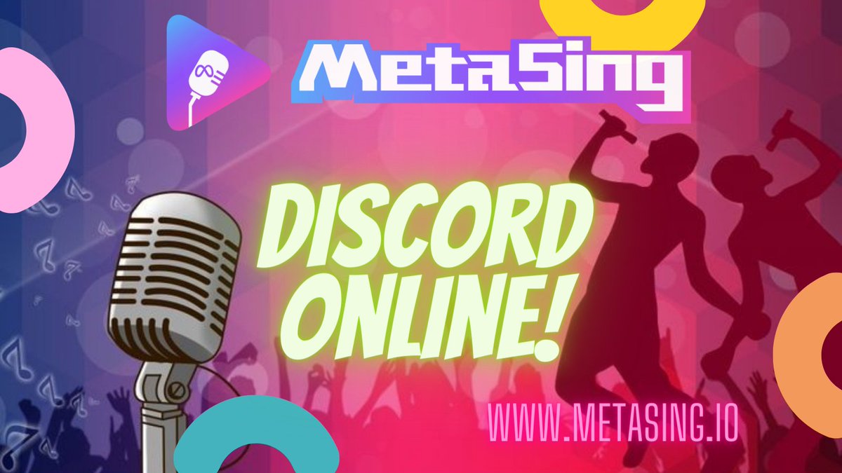 MetaSing_io's tweet photo. 🎤Come and enjoy the web3 music revolution!
👉Join MetaSing Discord:https://t.co/XY6sg82ENo

#web3 #MusicNFT #S2E #metasing https://t.co/I3vPxwln7q