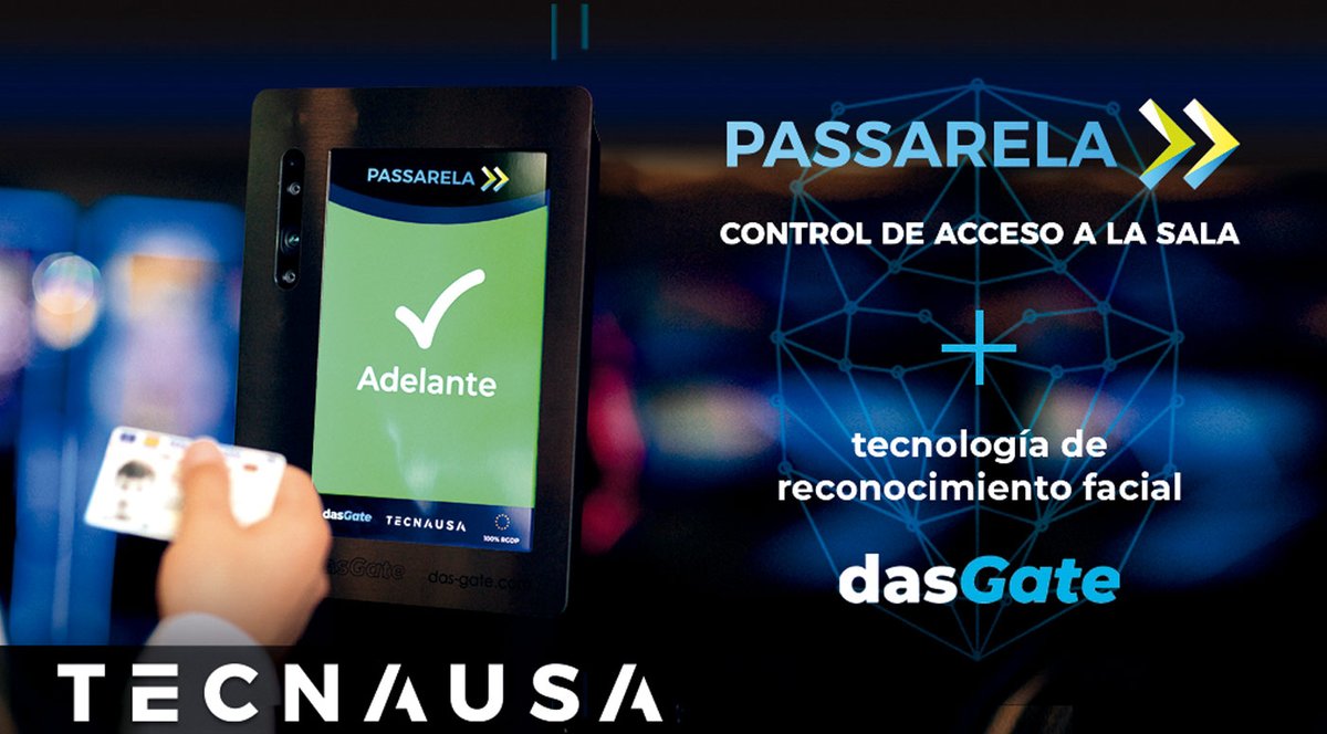 GRAN ALIANZA: CONTROL DE ACCESO PASSARELA DE TECNAUSA + RECONOCIMIENTO FACIAL DASGATE <a href="/Tecnausa/">Tecnausa</a> @dasGate_es azarplus.com/gran-alianza-c…