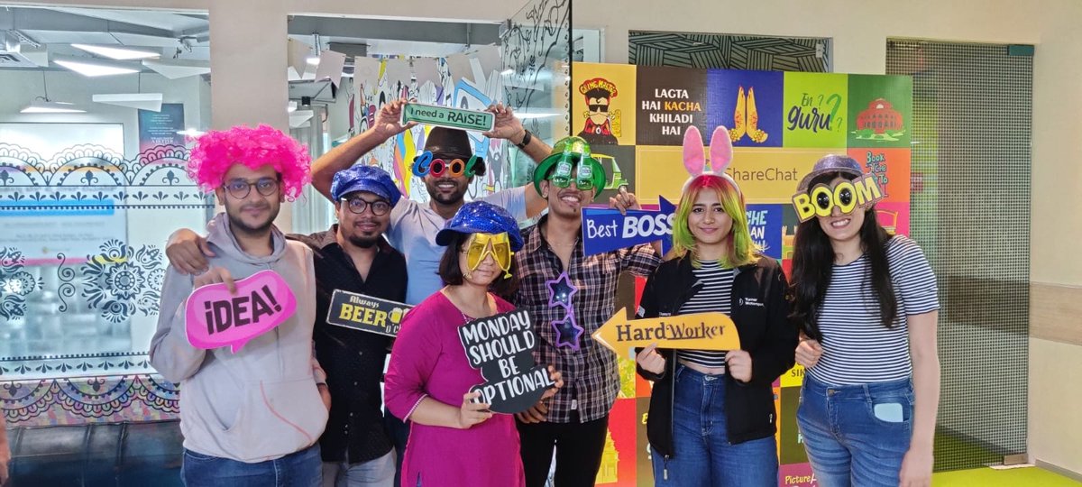 The last week at @sharechatapp was about team bonding and fun activities. 

Video games, TT tournaments, Mojito counters, and more. Here's a peek into #LifeAtShareChat.

#BackToOffice