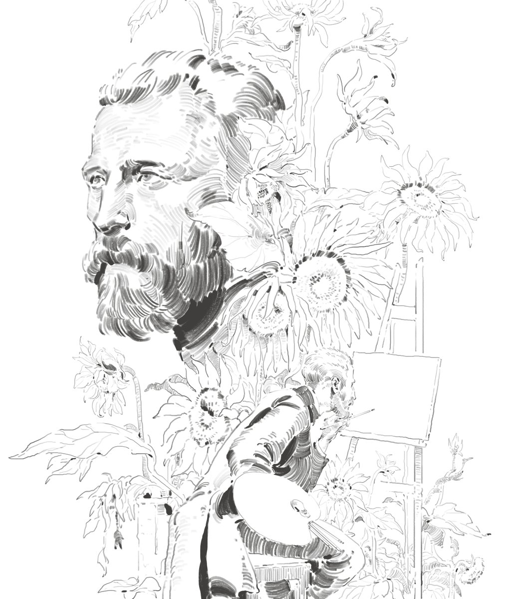 Van Gogh and his sunflowers
Ttibute to all artists😀
7/25/2022