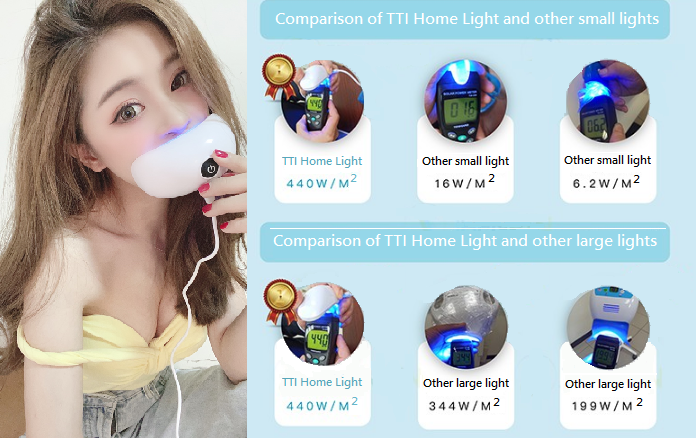 ttitwinkleteeth's tweet photo. The power of TTI Twinkle Teeth Light is similar to large teeth whitening floor light,  and has the same function as a large professional whitening light.

Compared with the general small tooth whitening light, the power is far greater than the general  teeth whitening light! https://t.co/wQsoZRThFU