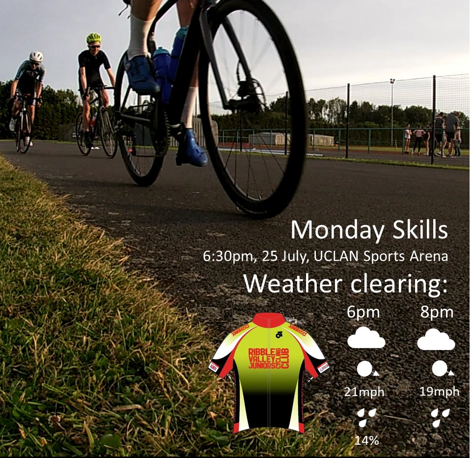 Weather is clearing today according to the BBC forecast, look forward to seeing you at 6:30pm