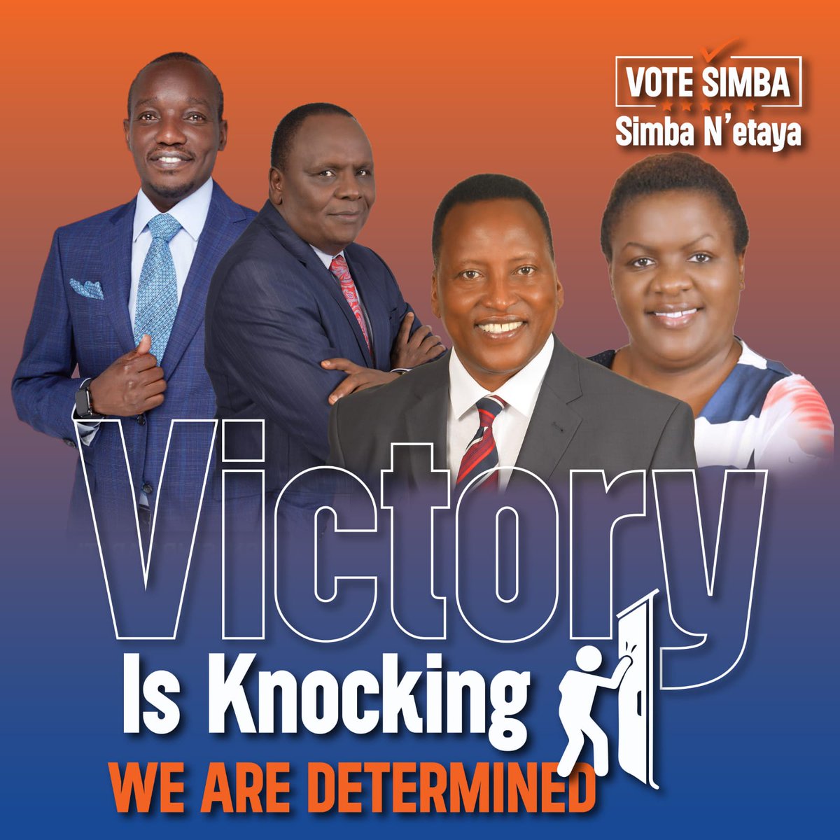 Victory is knocking! Just 14 days to stamp it. #Inawezekana #TeamSimba #OmonginaOmongaini