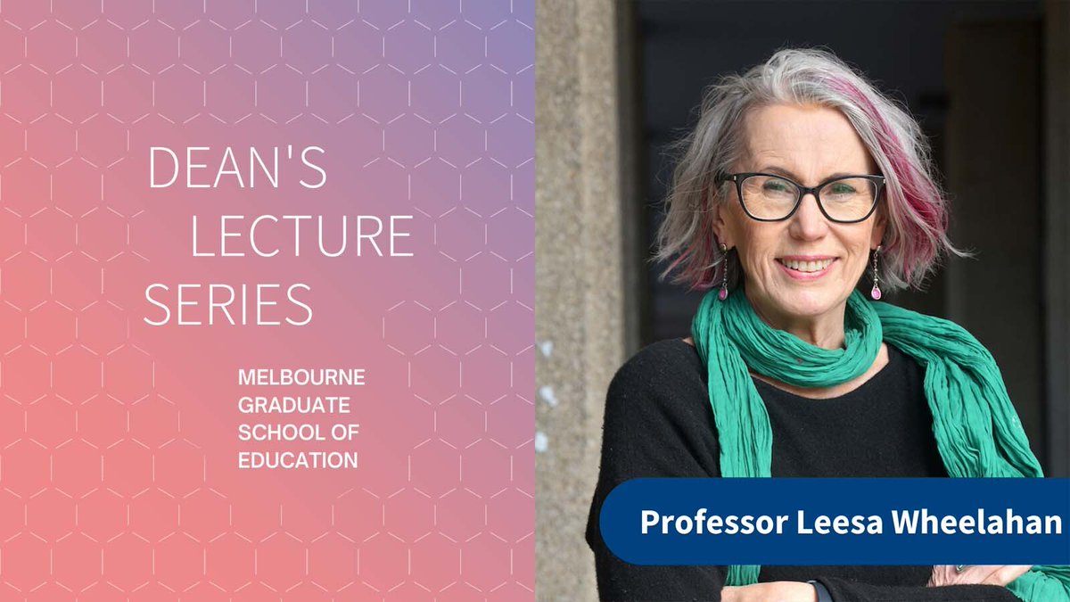 Faculty of Education (@edumelb) on Twitter photo Join us as we welcome Prof Leesa Wheelahan to deliver the 2022 Jack Keating Memorial Lecture on Thursday, 18 August at 5.30pm. Prof Wheelahan will discuss the purpose of qualifications and if micro-credentials are a solution to skill mismatches. <a href="/leesaw2/">Leesa Wheelahan</a>
go.unimelb.edu.au/ya8e Join us as we welcome Prof Leesa Wheelahan to deliver the 2022 Jack Keating Memorial Lecture on Thursday, 18 August at 5.30pm. Prof Wheelahan will discuss the purpose of qualifications and if micro-credentials are a solution to skill mismatches. <a href="/leesaw2/">Leesa Wheelahan</a>
go.unimelb.edu.au/ya8e