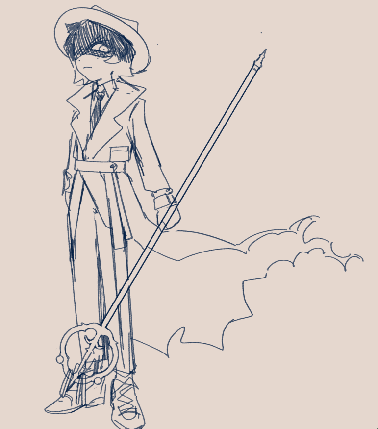 refeldraws's tweet photo. i wanna redesign mitsuke's krisis outfit.... it needs to be cooler........... https://t.co/sooQZHkhwa