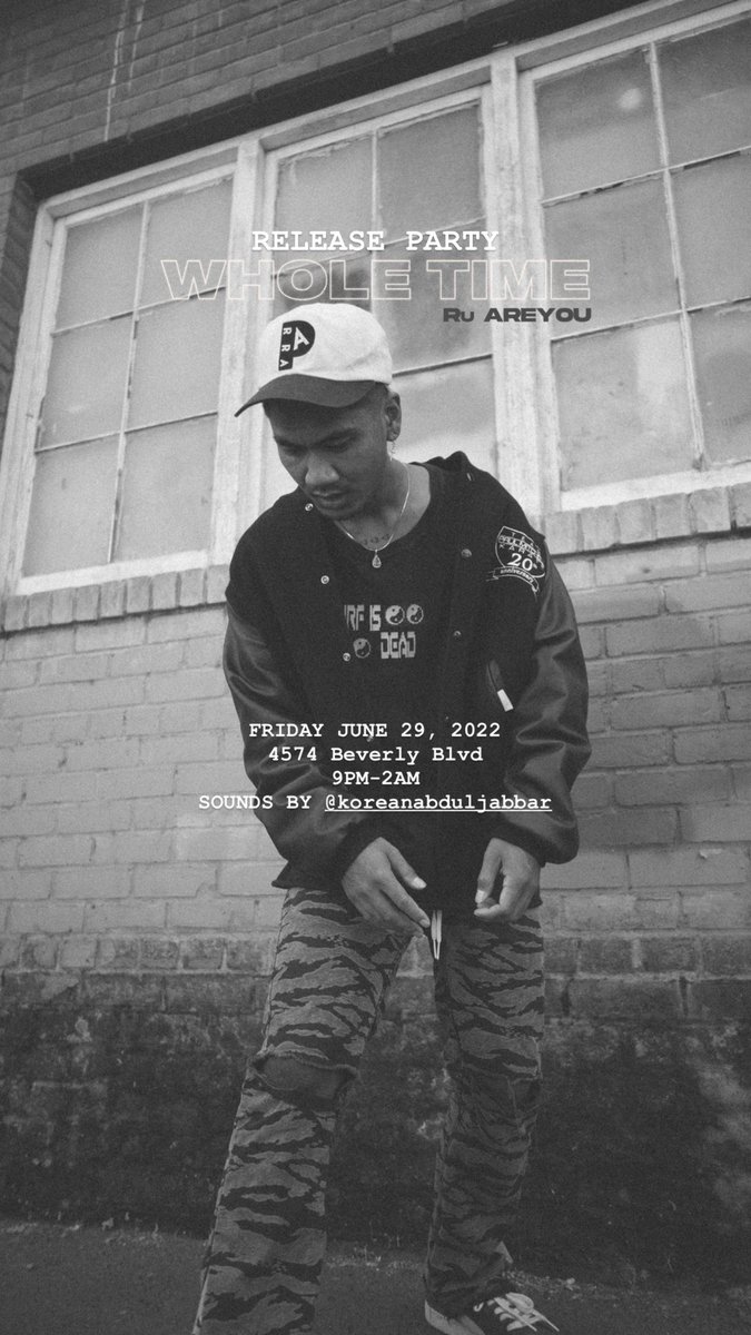 DROPPING MY NEW SONG “WHOLE TIME” FRIDAY NIGHT. Come celebrate wimme 7/29 <3<3<3
eventbrite.com/e/whole-time-s…