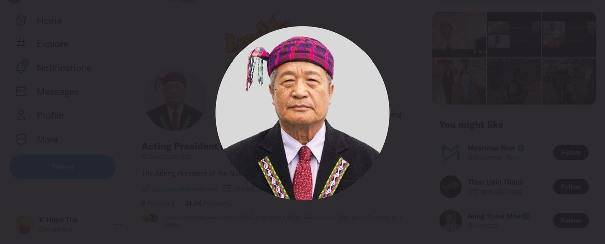 IrrawaddyNews's tweet photo. Myanmar’s civilian National Unity Government’s acting president Duwa Lashi La tweeted that he was “extremely saddened and outraged” after the execution of four democracy activists, including Ko Jimmy and Ko Phyo Zeya Thaw. https://t.co/qHGRfv4lxj