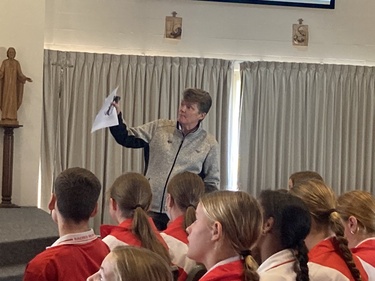 Great to welcome Sr Kate O’Neill RNDM to the College today to talk about her work with Filipino homeless children.   A wonderful witness to contemporary religious life <a href="/SHC_WA/">Sacred Heart College</a>