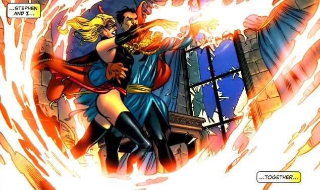 DailyDocStrange's tweet photo. Stephen and Carol as Ms Marvel https://t.co/RLRoZxqjwc