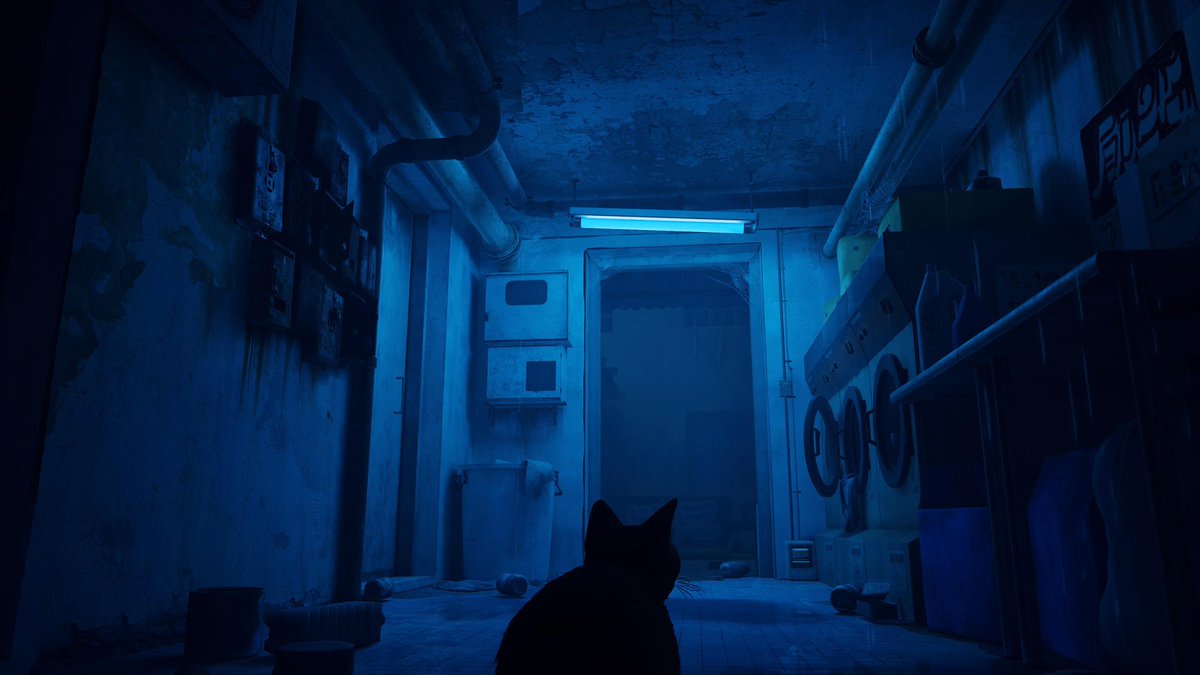 nohapEnding's tweet photo. A gentle reminder to appreciate the fucking art direction in Stray 😭 https://t.co/bSuByIq81u