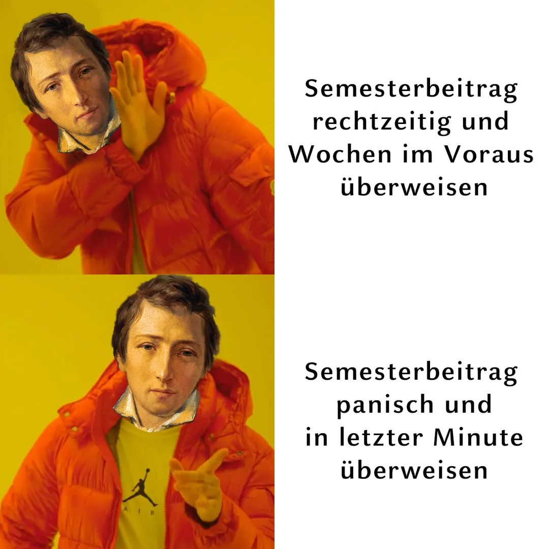 🧐Guten Morgen, #HHU!
Seit dem 1. Juli läuft wieder die Rückmeldung für das #Wintersemester 2022/23. Die Frist endet am 15. August.
Hier alle Daten im Überblick:
1/3