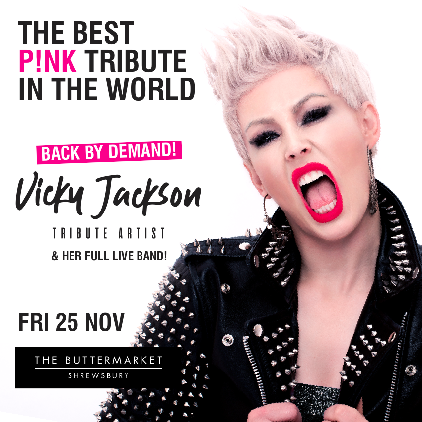 TheButtermarket's tweet photo. ๐ SPECIAL NIGHT DEDICATED TO THE HITS OF P!NK ๐ with the World's No.1 tribute... @VickyJackson and her full live band on Fri 25 Nov at @TheButtermarket
๐ TICKETS SELLING FAST! GRAB YOURS HERE: https://t.co/AlosuyLIwN
โญ๏ธโญ๏ธโญ๏ธโญ๏ธโญ๏ธ "OUTSTANDING PERFORMANCE"
#vickyjackson https://t.co/wAsQEfBEvX