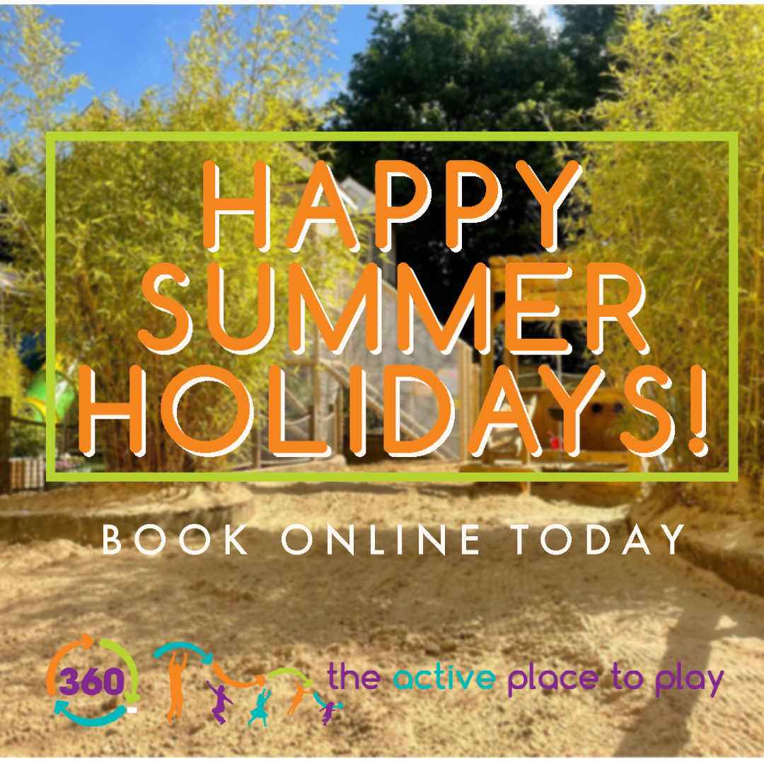 😎🤩Let the Summer Holidays commence!! 🤩😎 We hope you all have a lovely Summer Holidays and we cannot wait to spend it with you. Tickets can be purchased online in advance and our Summer Holiday pass is still available to purchase - 360play.co.uk
