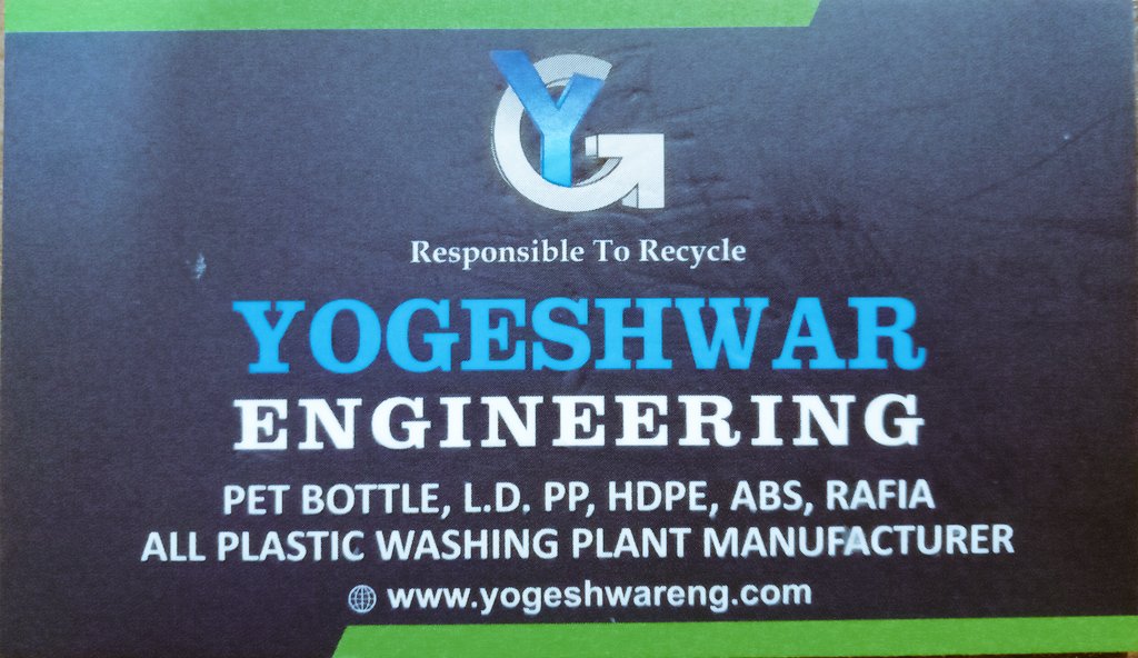 YogeshwarEngin2's tweet photo. Yogeshwar Engineering Ahmedabad ♻️ https://t.co/JrRlRSmnG2