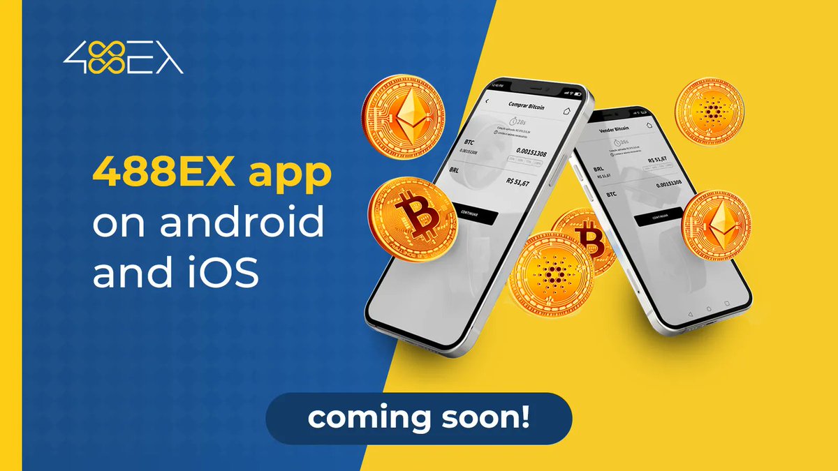 488EXCryptoBank's tweet photo. 📊488EX mission is to make cryptocurrency available to everyone.
📱That is why our app will be available on Android and iOS soon. Making 488EX exchange accessible!
📢Stay updated; follow us today!
🔗LinkTree: https://t.co/6Xu42N22wn
#488exPH #App #Crypto @ethereum #Exchange https://t.co/LmgQECiNyl