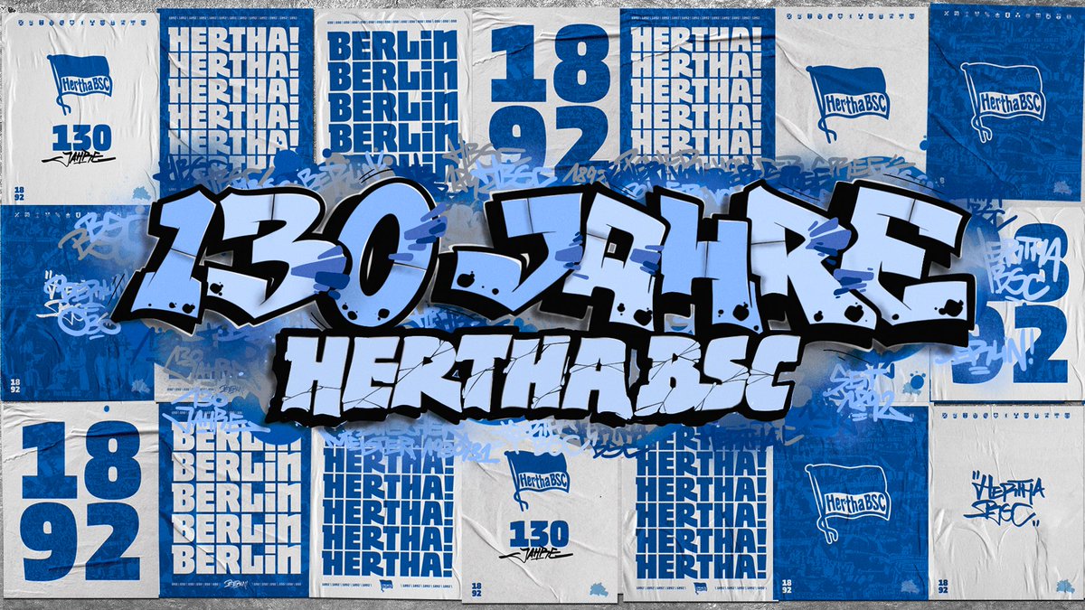 HerthaBSC_EN's tweet photo. 130 years of Hertha BSC! 🎉

On 25th July 1892, our beloved club was founded. Today we look back at our history with gratitude and humility. Let's continue our journey into the future together with courage, pride and greatness as a diverse community 💙🤍

#GemeinsamHertha #HaHoHe https://t.co/257m2xPrKc