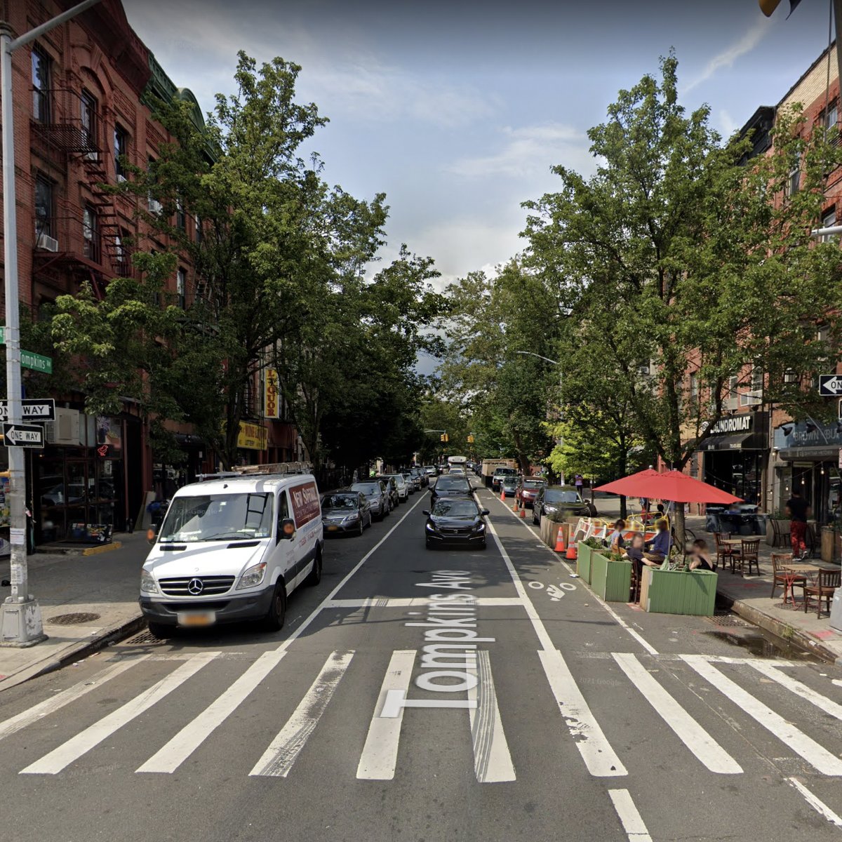 AIgenerated street transformations on Twitter "Tompkins Ave (Brooklyn