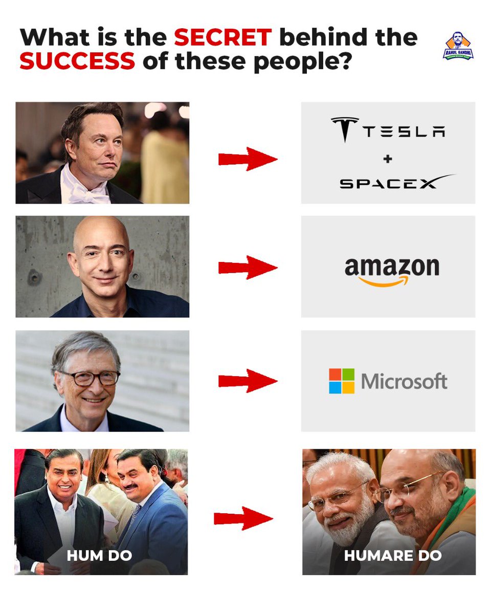 RG_PeoplesPM's tweet photo. Behind the success of billionaires is hardwork,
Behind the success of 'hum do' are 'humare do'!

#HumDoHumareDo https://t.co/MCbrBpxlk4