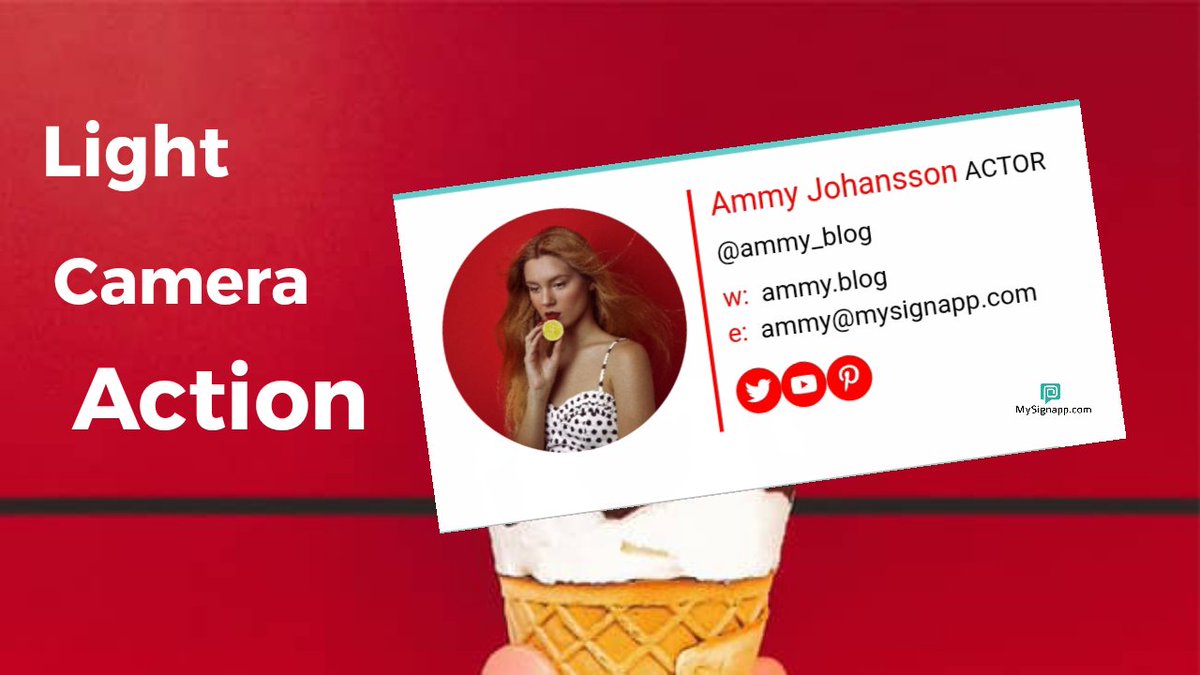 Mysignapp's tweet photo. Using a #professional e-mail #signature can increase the chances of getting a role in a film or in a #TV series. https://t.co/6N9VpDedOZ