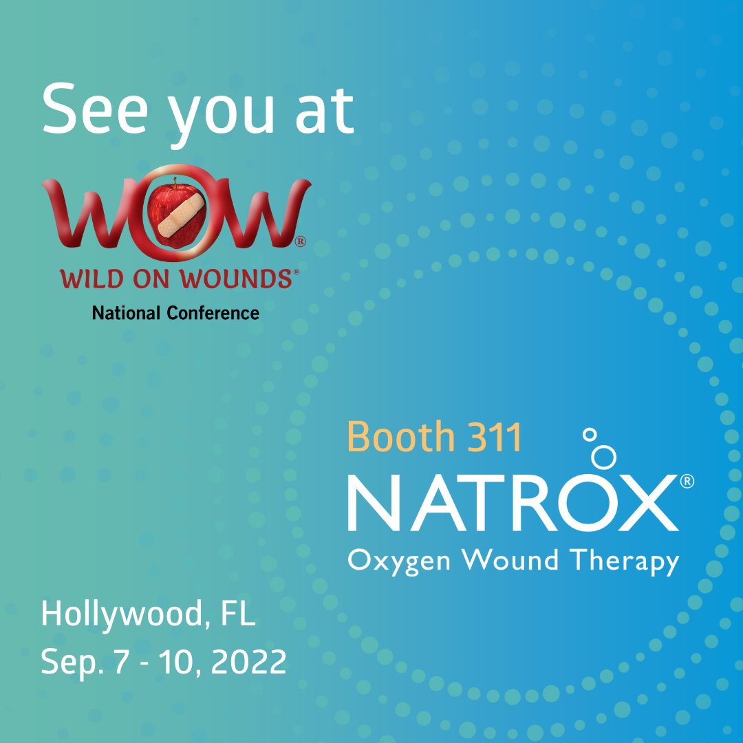 Natroxwoundcare's tweet photo. We're looking forward to exhibiting at the #WildOnWounds (WOW) taking place September 7 - 10 in Florida. If you want $100 off the registration, email us: marketing@natroxwoundcare.com
Register for the show here: https://t.co/yArIwcgbYC
#events #natrox #woundcare #chronicwounds https://t.co/OyvmCa0t99