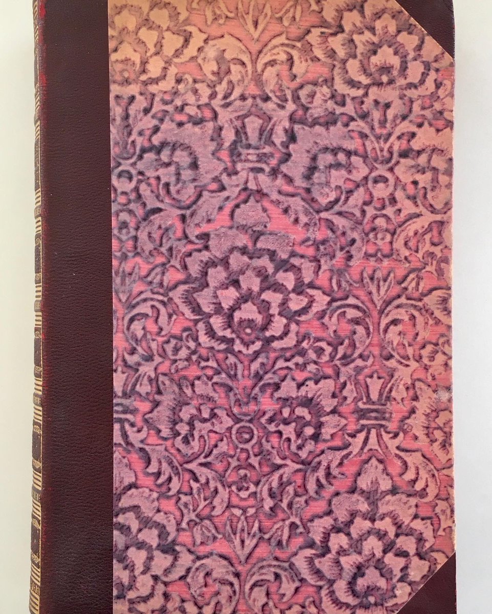 dominotier's tweet photo. Kleisterpapier, sog. „Renner-Papier“, nach dem Grafiker Paul Renner. Einbandpapier zu Camille Mauclair: Florenz. München: Georg Müller, 1924. #kleisterpapier #pastepaper  #paulrenner #bucheinband #bookcover https://t.co/V3iVP2tu7K
