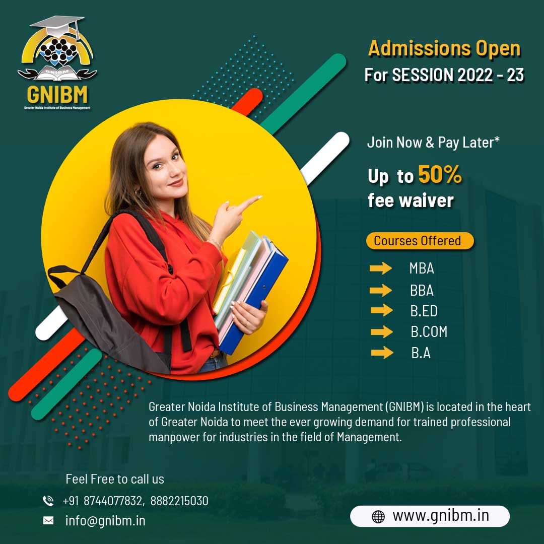 gnibmcollege's tweet photo. Are you looking for College Admissions for the academic year 2022 - 2023?
For more info call us on - +91 8744077832 , 8882215030
Visit us - https://t.co/qY3SIcj4da
#GnibmCollege #Admission #Courses #MBA #BBA #BCom #BedCourse #BAcourse #MbaCousre #BbaCourse #BcomCourse #Institute https://t.co/3YrTAojoEK
