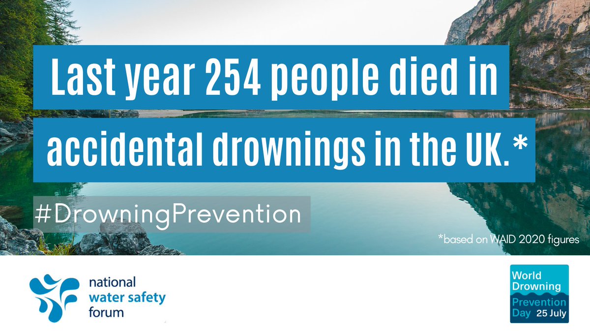 Last year, 254 people died in accidental drownings in the UK. 
We can all do something to end drowning. Get involved here: wmfs.link/3ogczc4
#DrowningPrevention Day #RespectTheWater. <a href="/NWSFweb/">National Water Safety Forum</a>