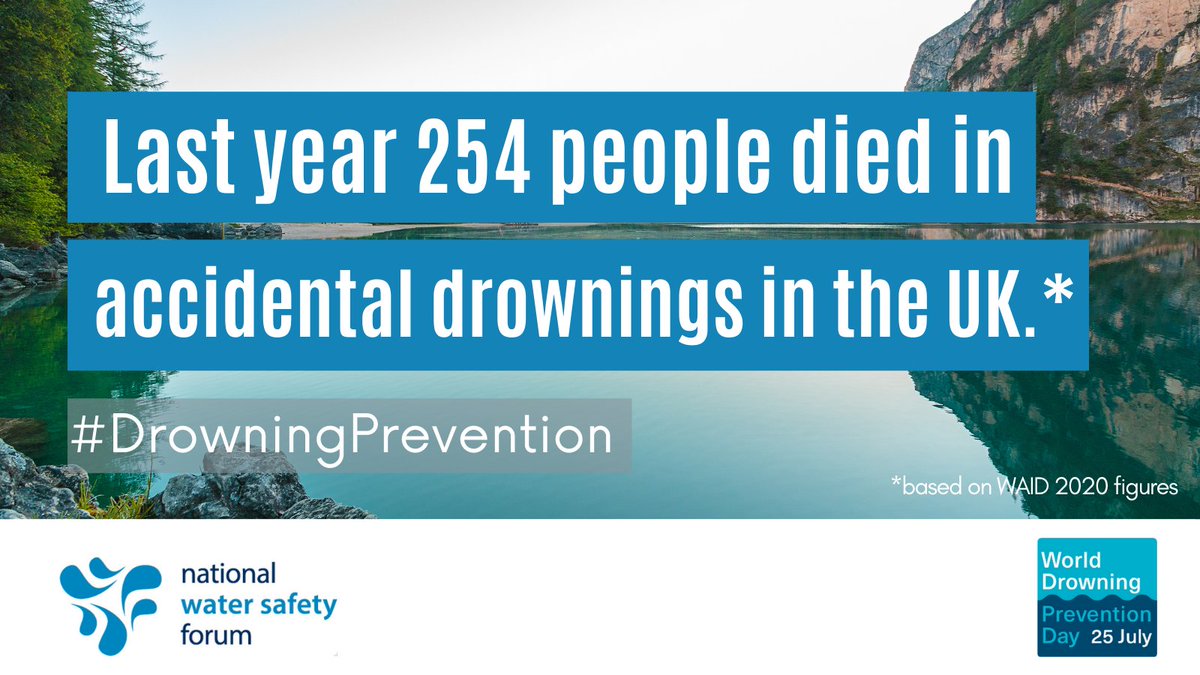 Last year, 254 people died in accidental drownings in the UK. We can all do something to end drowning. Get involved here: wmfs.link/3ogczc4 #DrowningPrevention Day #RespectTheWater. @NWSFweb