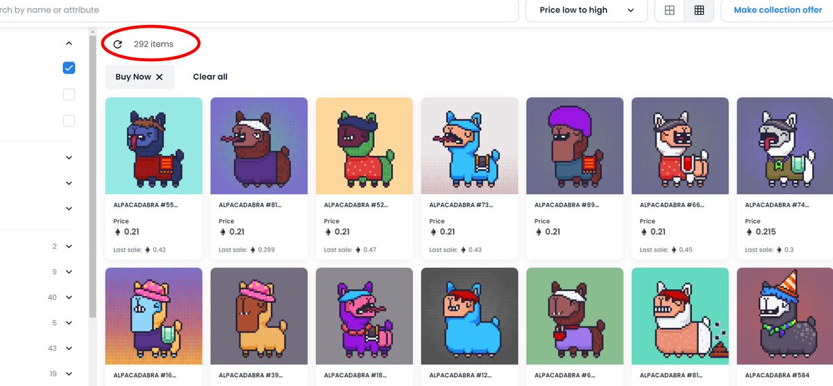 9669 only 292 listed🧹🧹🧹
what a strong community🚩
<a href="/ALPACADABRAZ/">ALPACADABRAZ</a> 
HAPPY MONDAY❤️🥂