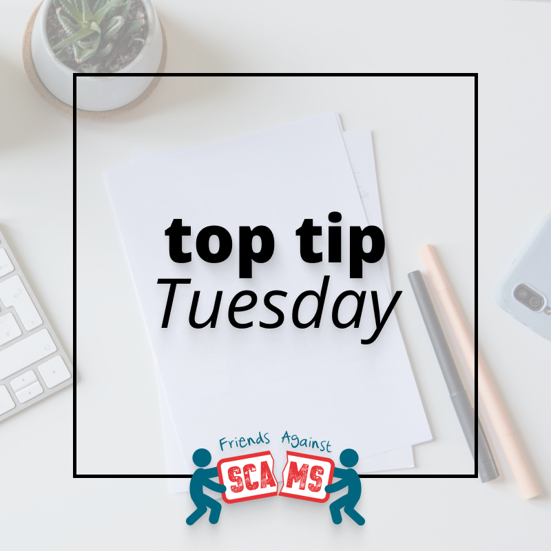 AgainstScams's tweet photo. If you're suspicious of a link:
💻 On a computer, hover over it with your mouse (don’t click) to see the real URL 
📱 On mobile/touchscreen, hold your finger down on the link to see a pop-up with the real destination, asking you if you want to go there
#TopTipTuesday #ScamAware https://t.co/Y39mxp8qgs
