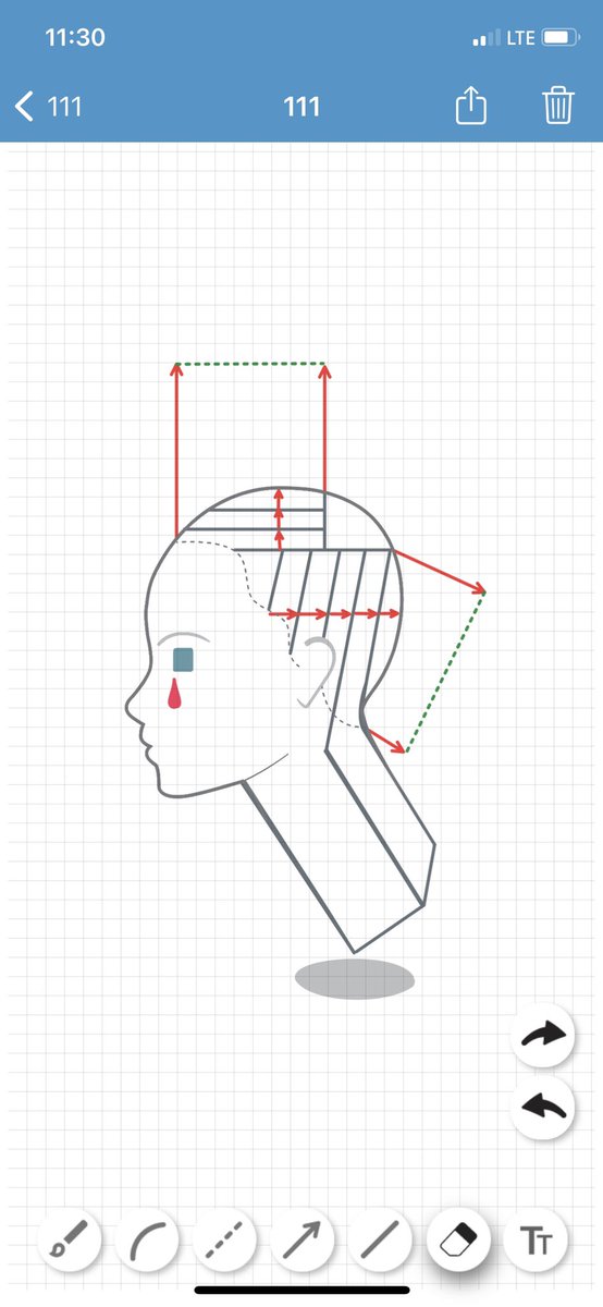 hairtechapp's tweet photo. Working on new version for IOS devices. 
New colors, automatic connection to the points will be added to the next version.
#hairtechapp #headsheets https://t.co/NPXIRqI9W2