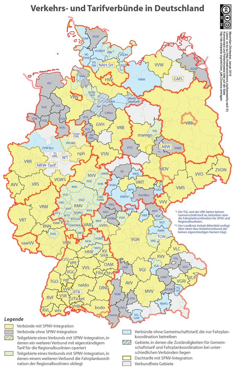 Deutschland bräuchte dringend mal einen ÖPNV-Napoleon, der unser heiliges Tarif- und Verkehrsverbünde Reich deutscher Nation auflöst und vereinheitlicht. Das #9EuroTicket war ein Anfang, es sollte unbedingt verstetigt werden.