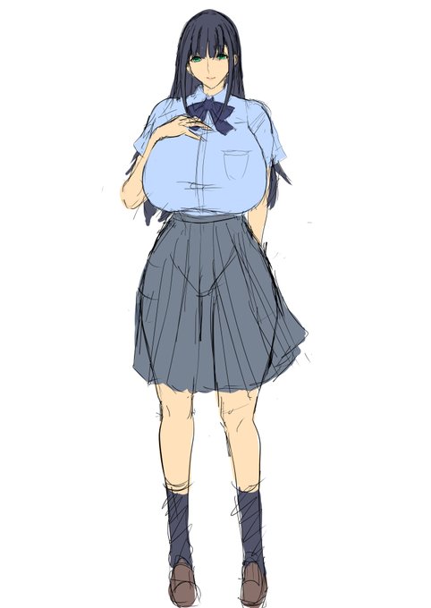 くっそー!!髪結んでる方が個人的には好きだけど、こっちもエッチだくっそー!!(敗北感 