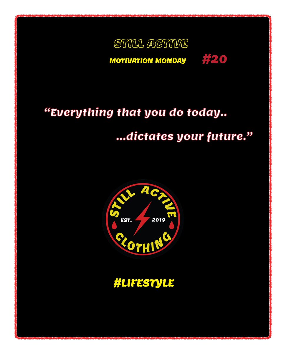 ActiveStill's tweet photo. You get what you give..

You decide your next move. 

Stay focused &amp; get after it today⚡️

S.A.M.M. #20 
_____________________________________
#stillactive #motivation #motivationmonday #inspirational #motivationalquote #inspiredliving #gohard #workhard #lifestyle #mondaymood https://t.co/VunBksMjW0