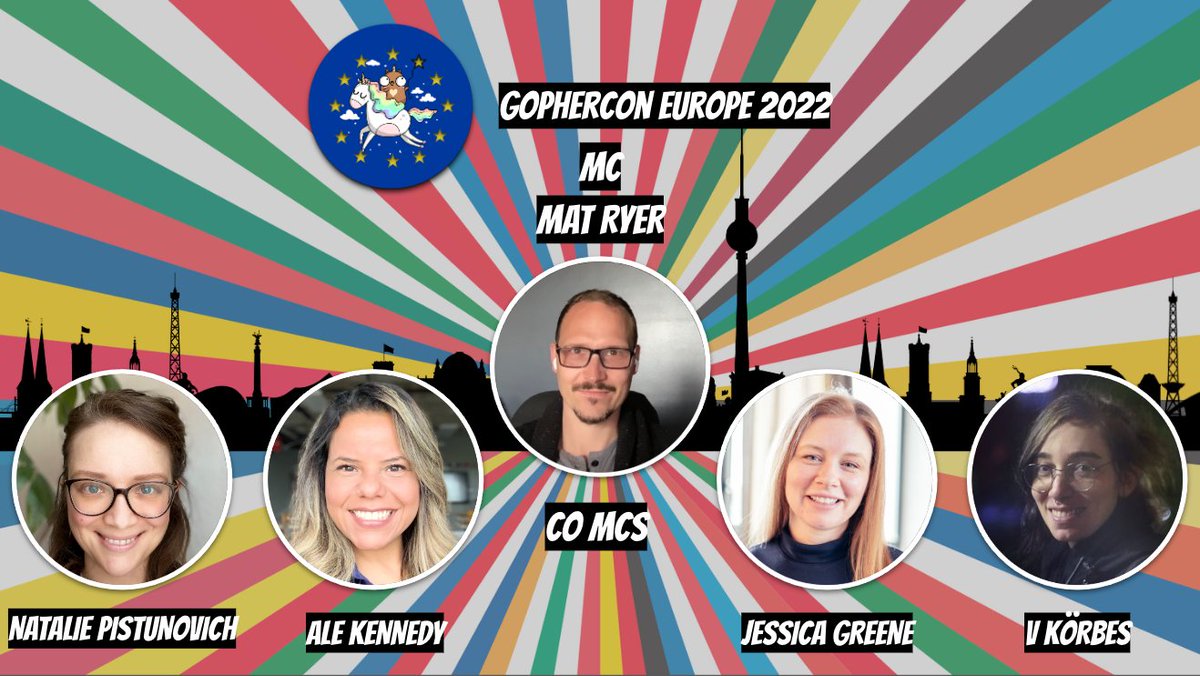 Mat Ryer (@matryer) on Twitter photo I'm thrilled to be co-hosting <a href="/gopherconeu/">GopherCon Europe</a> in Berlin this year with a great lineup of cohosts and speakers. #golang I'm thrilled to be co-hosting <a href="/gopherconeu/">GopherCon Europe</a> in Berlin this year with a great lineup of cohosts and speakers. #golang