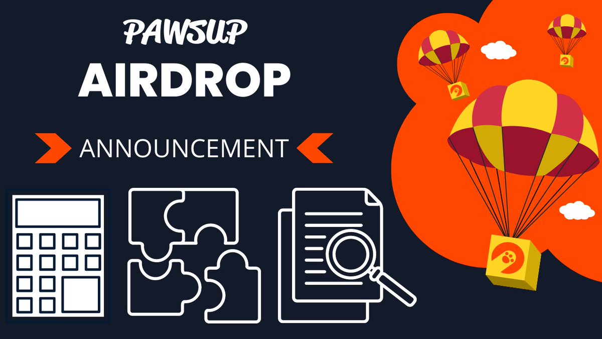 PawsupIO's tweet image. ANNOUNCEMENT

Our beloved followers, Airdrop data has been collected and we are now revising it for distribution at the end of August as mentioned, thank you for your support, STAY TUNED.

PAWSUP | CRYPTO APP LOVE PETS &amp;amp; CARE 🐶🐱

#PAWSUP #PAWS #MOVE2EARN #CRYPTO #MOVETOEARN
