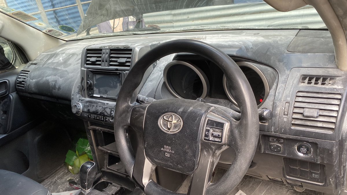 brokensuit44's tweet photo. You know how @FPSAutoNrb is working with @VanillaCars to detail our customers’ interiors 

So here are a few before and after pics of a Prado 150 that was used as a campaign vehicle for the upcoming elections 

(Before) https://t.co/rklP0h15X5