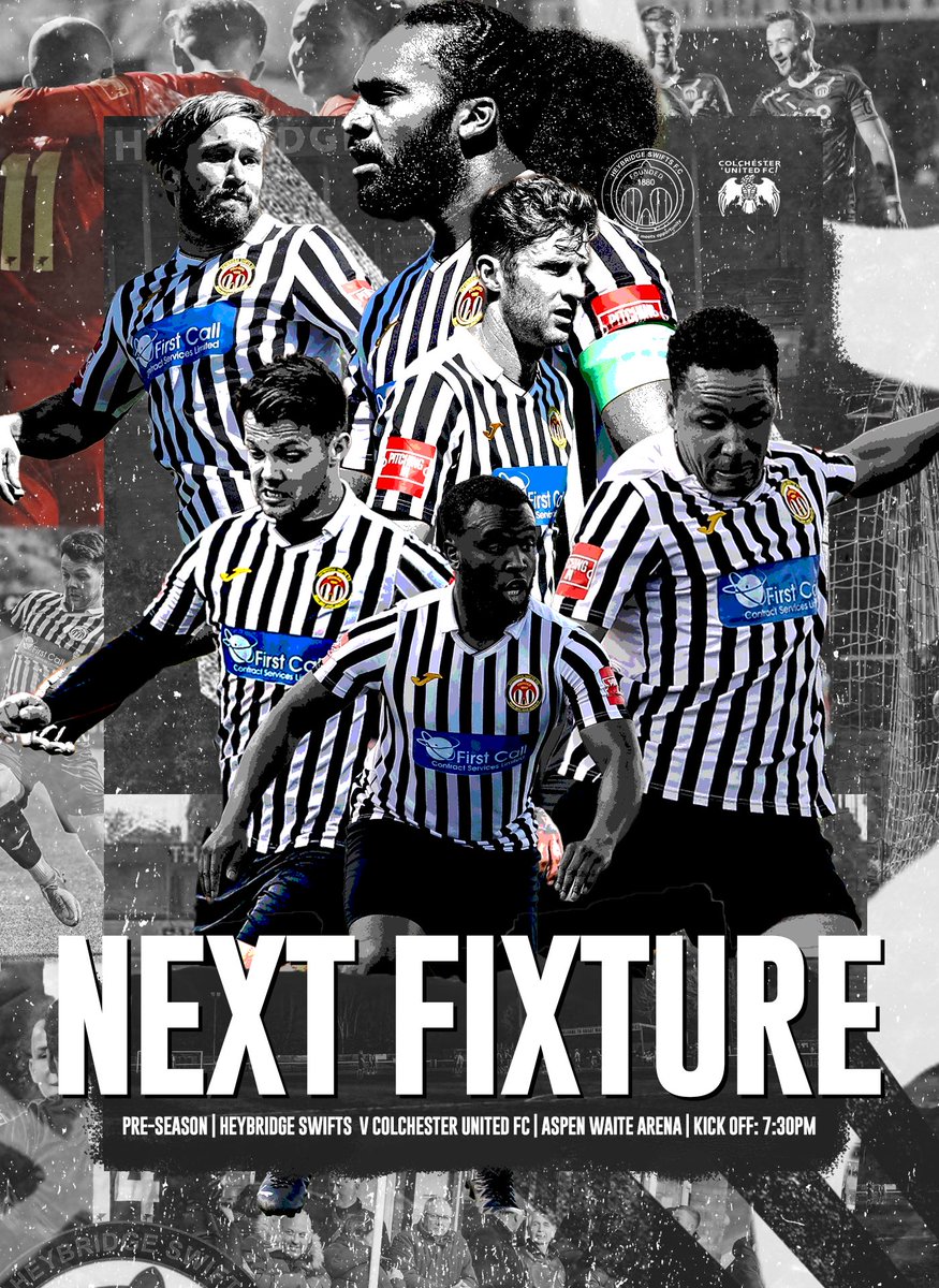 Heybridge Swifts FC (@officialswifts) on Twitter photo Tomorrow night we face a <a href="/ColU_Official/">Colchester United FC</a> XI as we continue our pre-season preparations 💪 Tomorrow night we face a <a href="/ColU_Official/">Colchester United FC</a> XI as we continue our pre-season preparations 💪