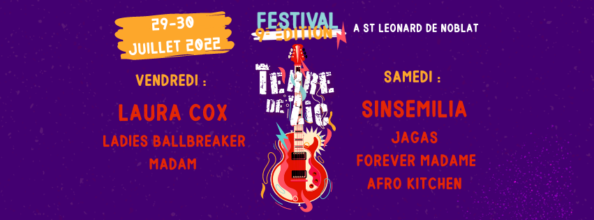 ArtsolisParis's tweet photo. 📢 Petit rappel, #Jagas est toujours « on the road ».  Vous pourrez les (re)voir ce 30/07/2022 au Festival Terre de Zic à Saint-Léonard de Noblat.
Les préventes, c’est par ici 👉 https://t.co/UbncBvVscx
@MarjanRecords https://t.co/ORgwyQvyg6