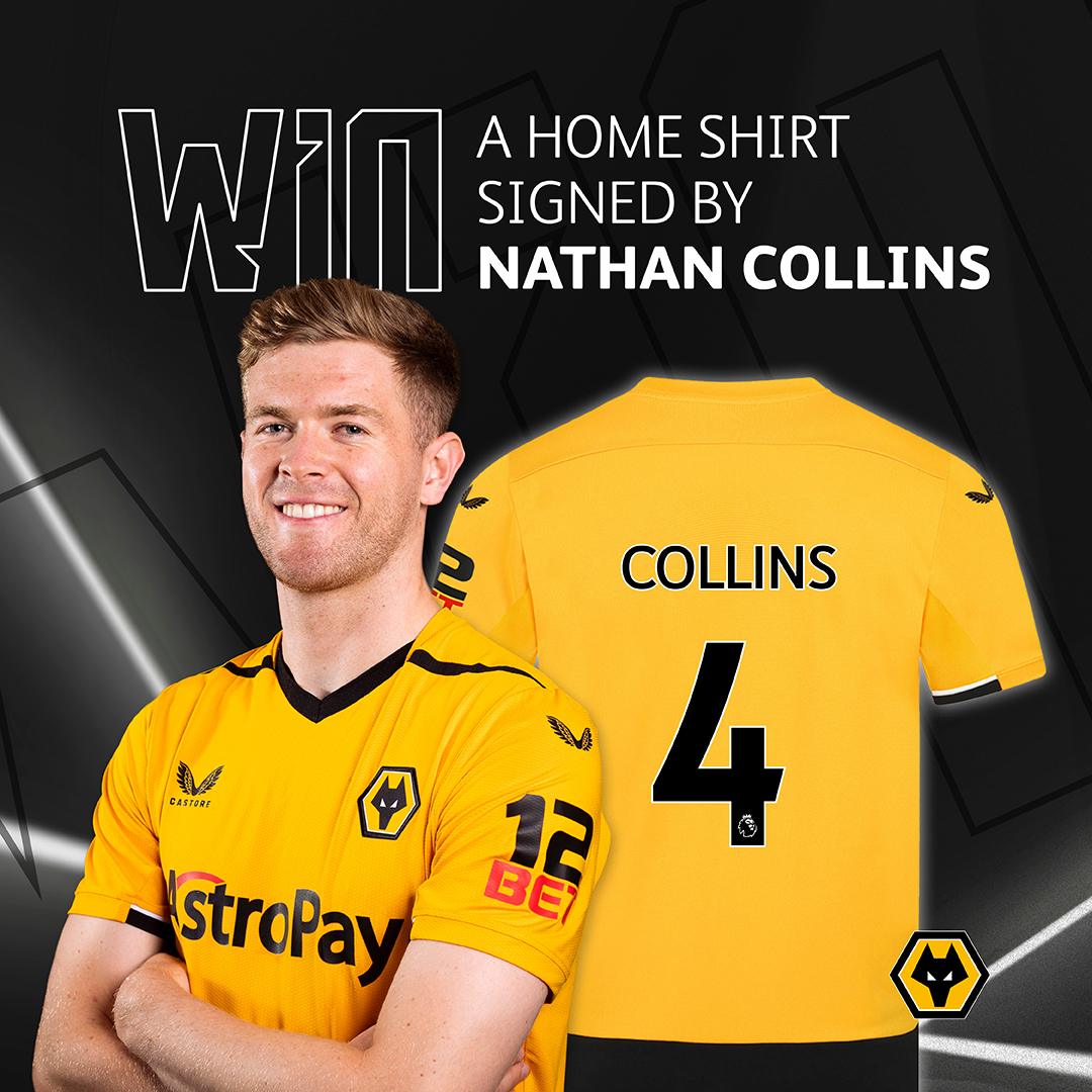 Young_Wolves's tweet photo. WIN a Collins 4⃣ 2022/23 home shirt signed by the man himself! 🇮🇪

Simply follow @Young_Wolves, RT this tweet and answer the following question:

Which midlands-based club did Nathan previously play for? 🤔

Winner chosen Friday 29th July. Good luck! 🍀 https://t.co/MKk8OMZfRu