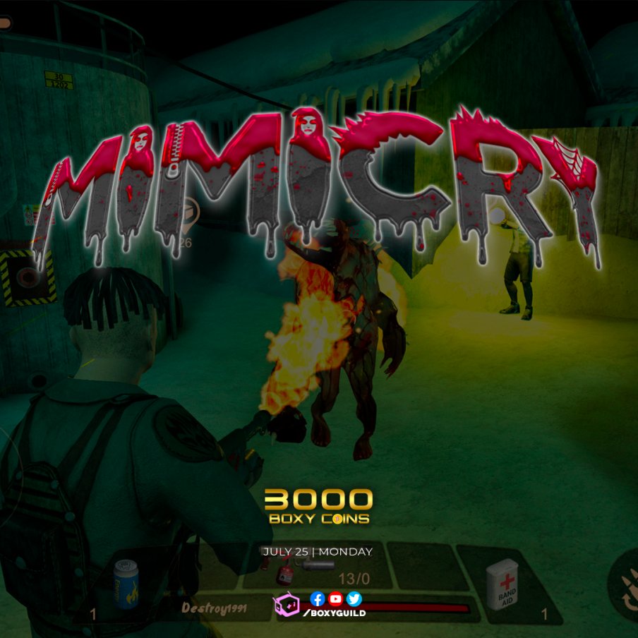 boxyguild's tweet image. Who's the best at mimicry? 

Join us here at Boxy Guild's Discord Server at the jungle channel at 9:30PM (PhST) with a Prize Pool of 3000 Boxy Coins! 

More details here:
discord.com/channels/81832…