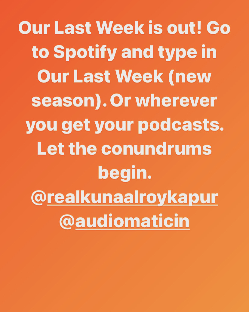 Listen here:
open.spotify.com/show/4oyN9Y65E…
<a href="/ikunaalroykapur/">Kunaal Roy Kapur</a> <a href="/audiomaticIN/">Audiomatic</a>