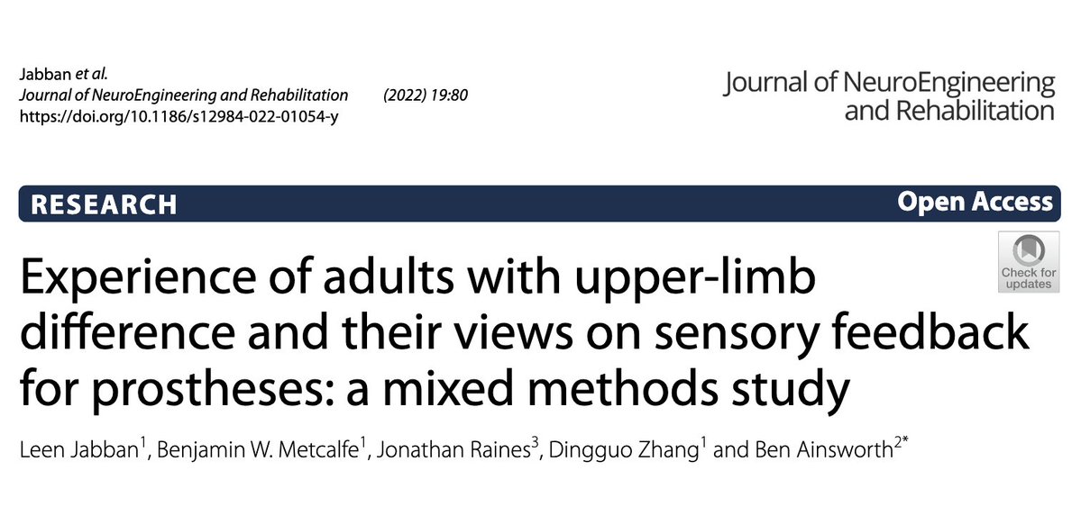 Leen Jabban (@leen_jabban) on Twitter photo Excited to see the final version of our paper online🤩 Want a quick summary? Check out this thread (1/n)🧵 Full paper: rdcu.be/cSg4H <a href="/bwmetcalfe/">Dr Ben</a> <a href="/benainsworth/">Ben Ainsworth</a> <a href="/openbionics/">Open Bionics</a> <a href="/C3Bio_Bath/">C3Bio</a> <a href="/BathPsychology/">Psychology at Bath</a> <a href="/BioMedCentral/">BMC</a> <a href="/SpringerNature/">Springer Nature</a> <a href="/ISPOUKMS/">ISPOUKMS</a> #research Excited to see the final version of our paper online🤩 Want a quick summary? Check out this thread (1/n)🧵 Full paper: rdcu.be/cSg4H <a href="/bwmetcalfe/">Dr Ben</a> <a href="/benainsworth/">Ben Ainsworth</a> <a href="/openbionics/">Open Bionics</a> <a href="/C3Bio_Bath/">C3Bio</a> <a href="/BathPsychology/">Psychology at Bath</a> <a href="/BioMedCentral/">BMC</a> <a href="/SpringerNature/">Springer Nature</a> <a href="/ISPOUKMS/">ISPOUKMS</a> #research