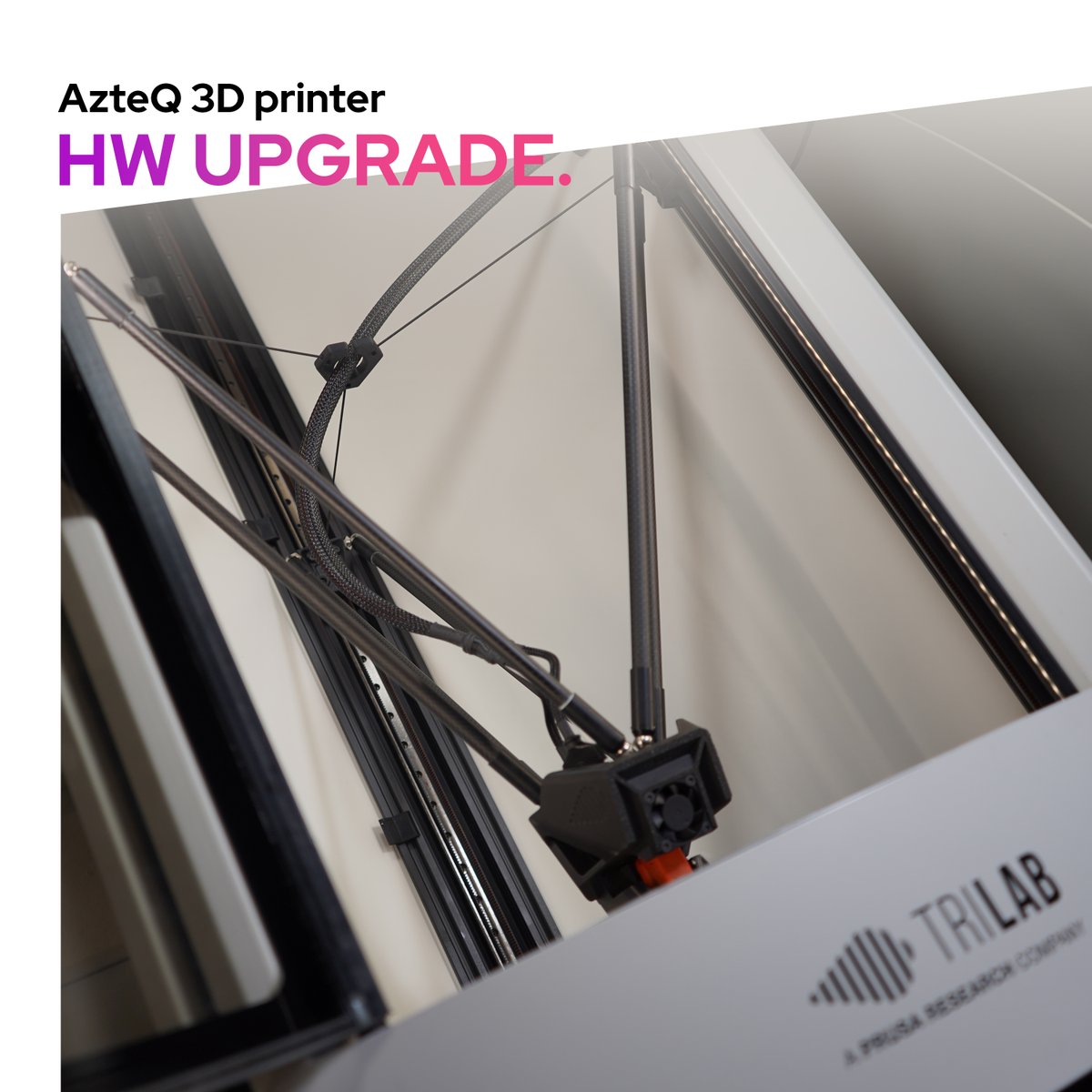 Trilab3D's tweet photo. 1/2 HW UPGRADE: The actively heated chamber of the TRILAB AzteQ can heat up to 80°C. We are adding new routing to keep the wiring harness and bowden guides in a safe distance away from the walls, ...
#azteq #3Dprinting #HWupgrade https://t.co/0vDIlHIcib