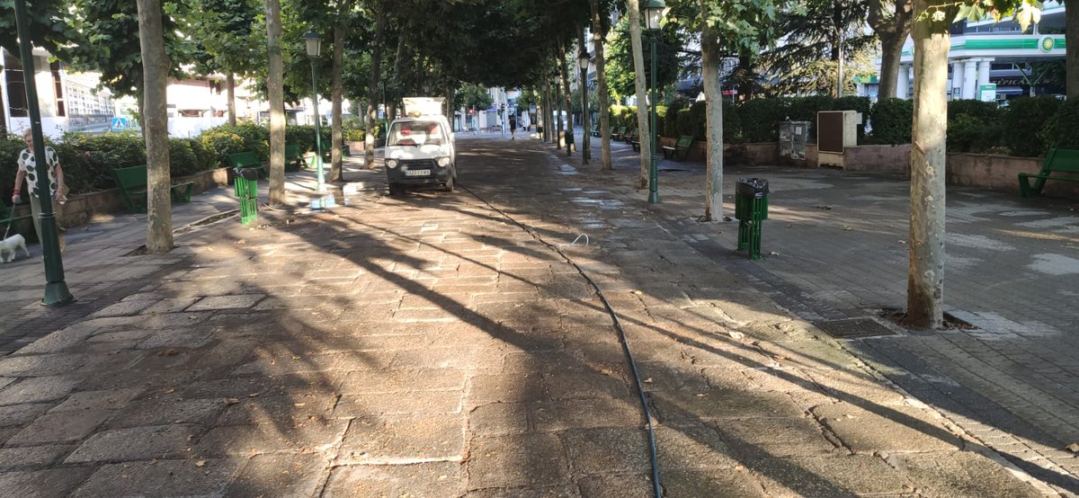 TalaveraAyto's tweet photo. #Limpieza #Viaria #Hojas #Baldeos #ImagenDeCiudad #PolíticaMedioambientalSostenible #TalaveraDeLaReina https://t.co/31r6nEPfj8