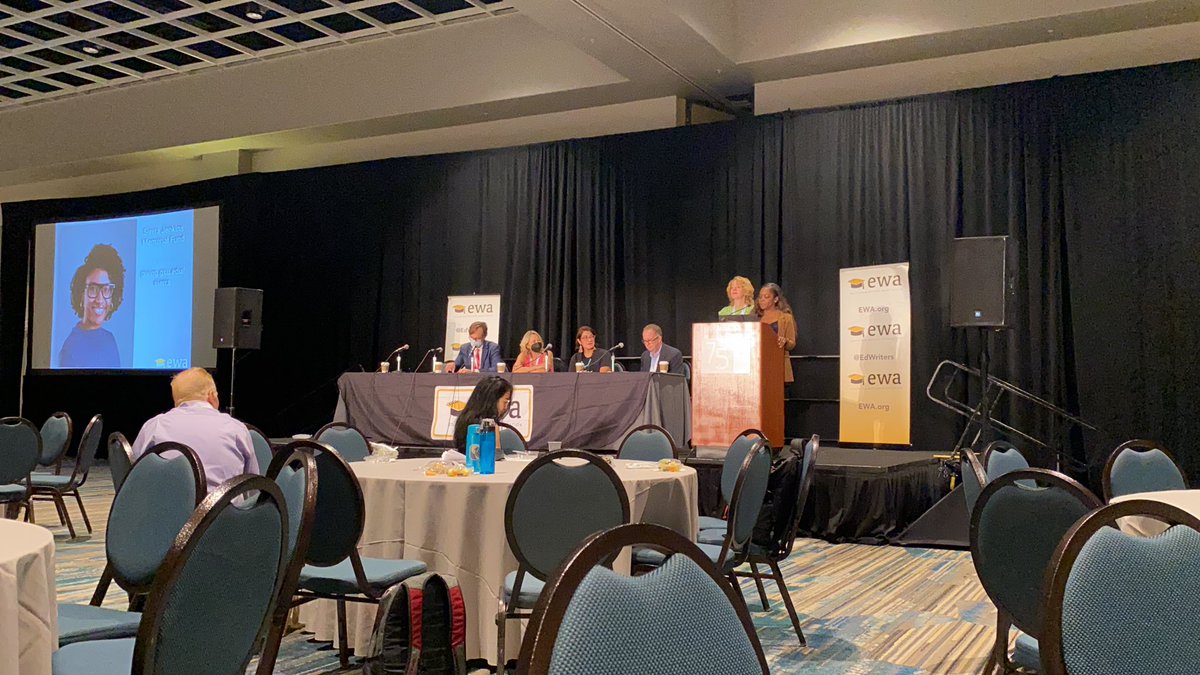 Thank you <a href="/EdWriters/">Education Writers Association</a> &amp; <a href="/EricaLG/">Erica L. Green</a> for taking the time to memorialize her at #ew22 and for working with Georgia State to set up a fund in Sierra Jenkin’s honor. 

Before she was killed, I’d been so excited to see my friend at EWA. It’s helpful to see her legacy here still.