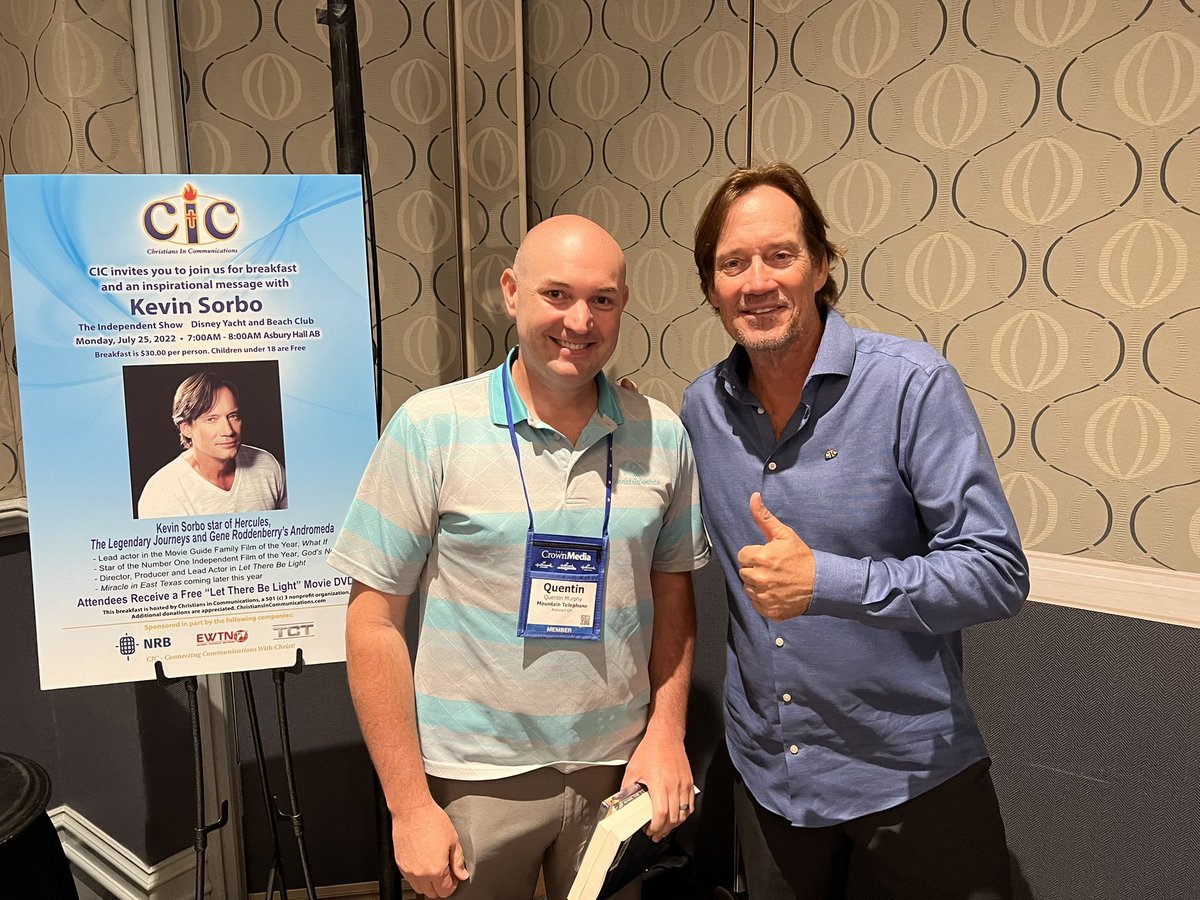 @ksorbs what an honor to meet you at  @ChristiansInCom breakfast this morning! May God bless your work.
