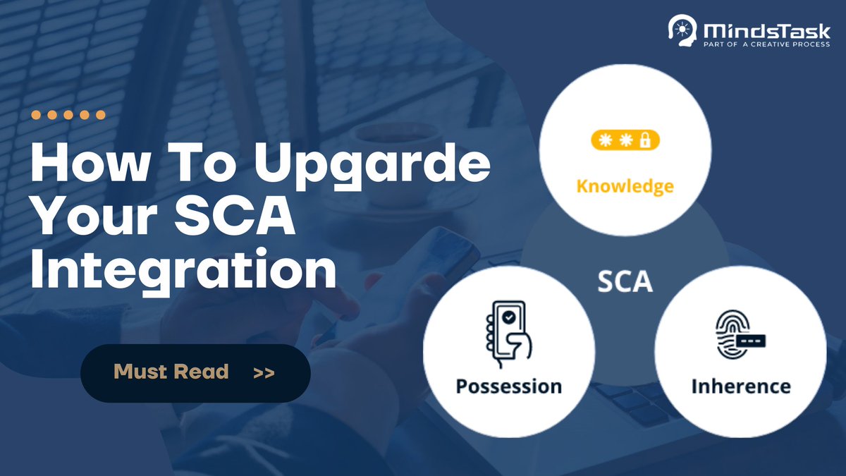 MindsTask's tweet image. Learn how to update your integration to avoid declined payments due to Strong Customer Authentication (SCA).
⬇️bit.ly/3PDUWiM
.
.
.
#strongcustomerauthentication #sca #integration #payments #paymentsolutions